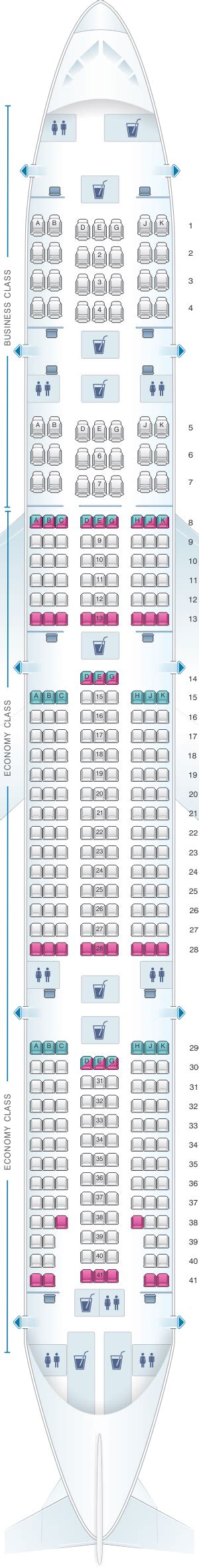 seats on boeing 777-300er|b777 300er seat map.